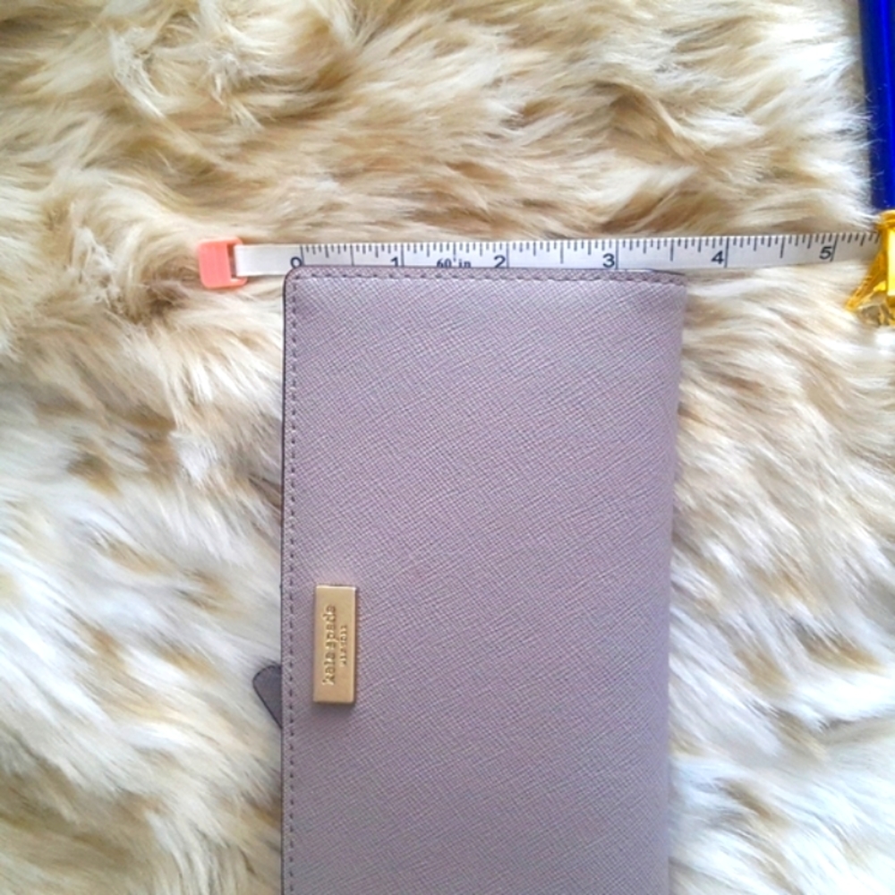 🌙NWOT Kate Spade Bifold Wallet Warm Taupe - Picture 9 of 11